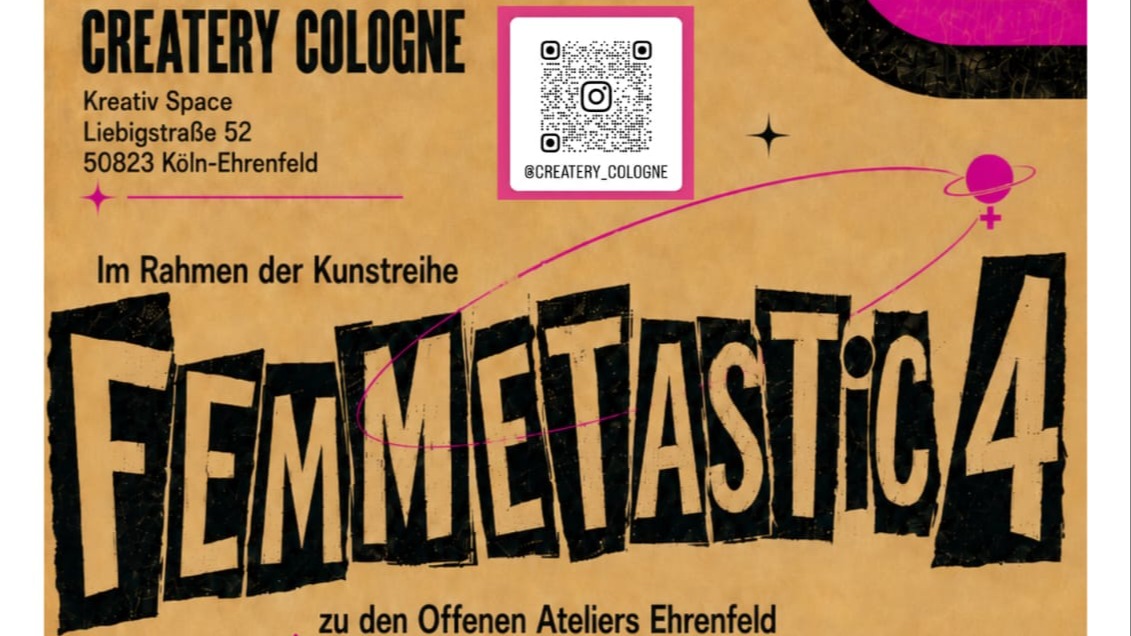 FEMMETASTIC 4 – Ausstellung & Live-Konzert in der Createry Cologne