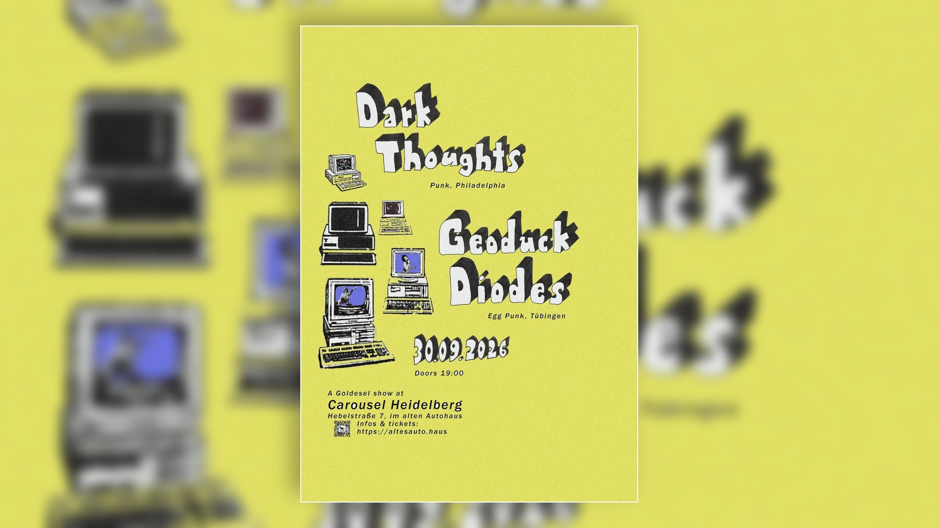 Dark Thoughts (Punk) und Geoduck Diodes (Egg Punk)