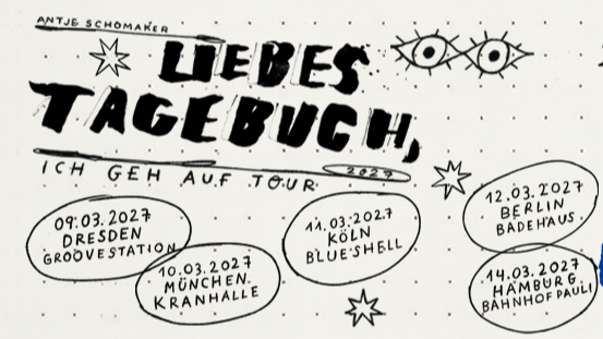 Liebes Tagebuch, ich geh auf Tour!