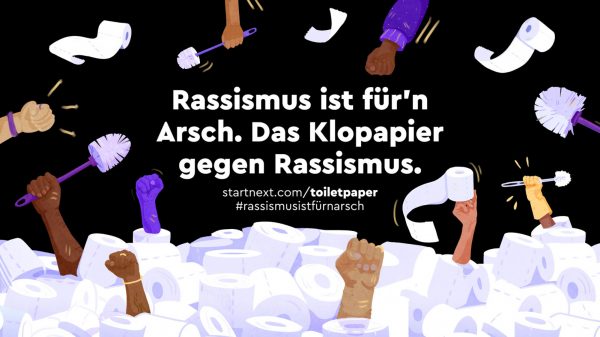 Klopapier gegen Rassimus