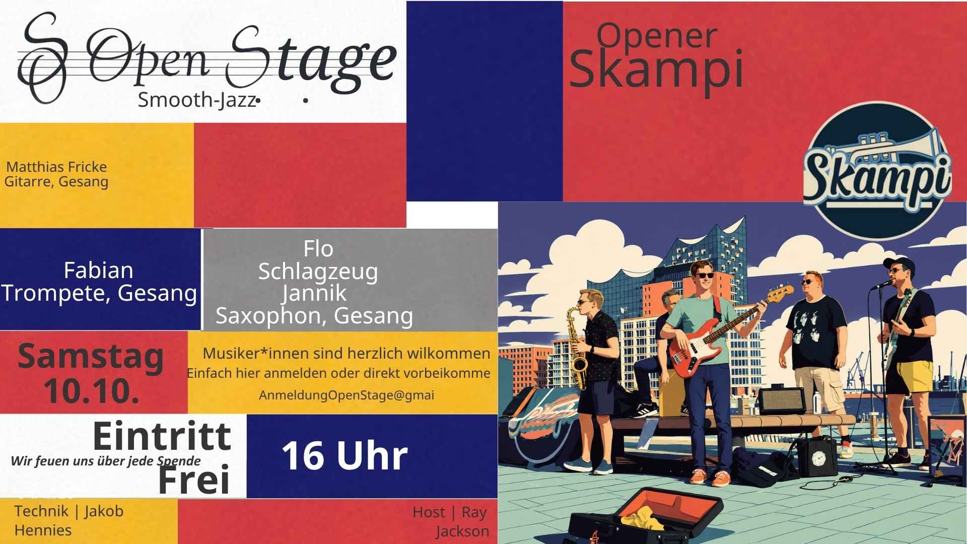 OPEN STAGE mit SKAMPI