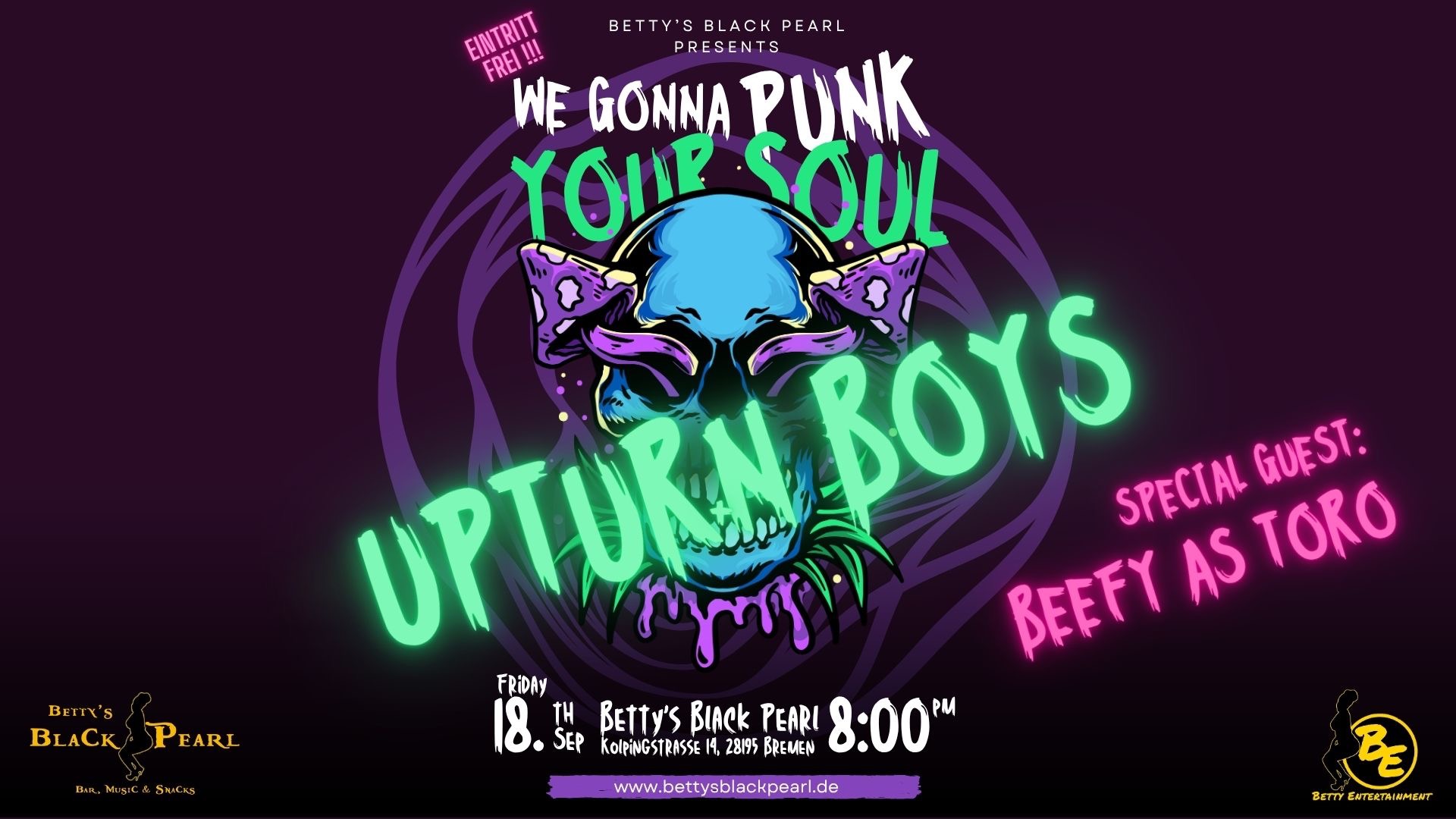 UPTURN BOYS - Punk Rock / Special Guest: Beefy as Toro