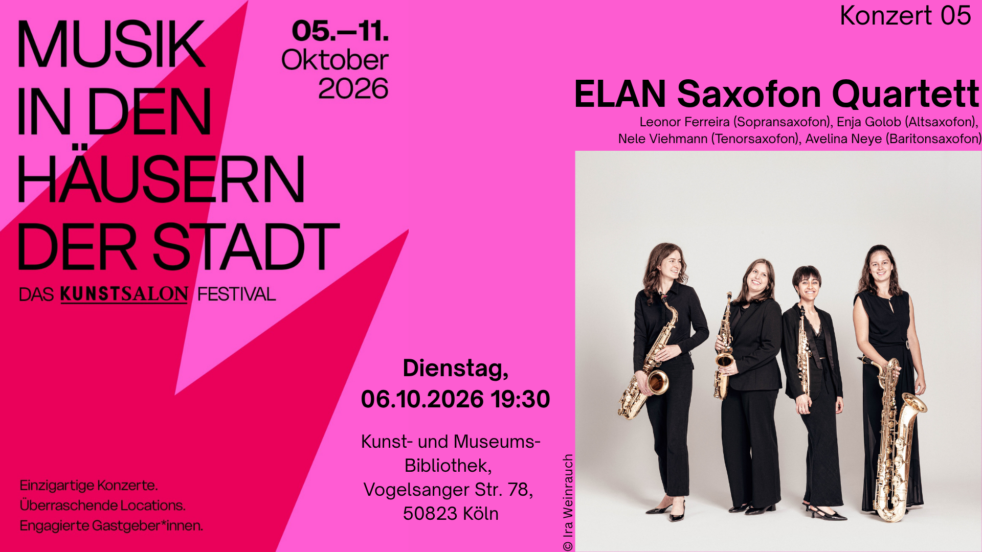 ELAN Saxofon Quartett - Eine musikalische Zeitreise