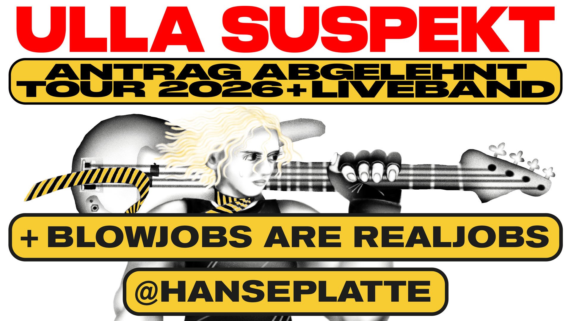 Ulla Suspekt (Antrag Abelehnt Tour) + Blowjobs are Realjobs PLATTENLADENKONZERT Live bei Hanseplatte