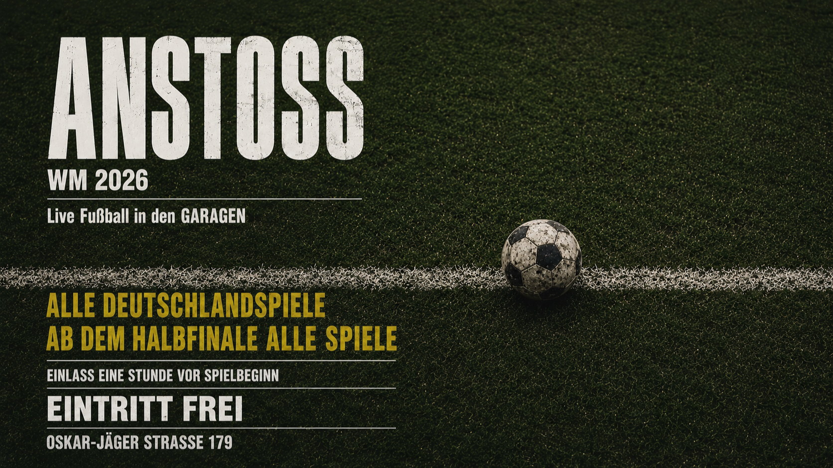 ANSTOSS WM 2026 | ALLE DEUTSCHLANDSPIELE