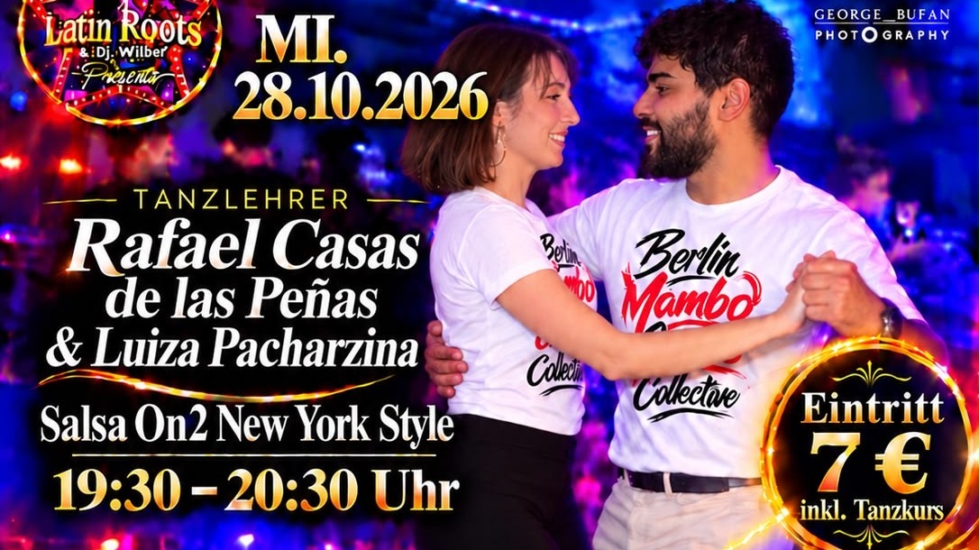 Salsa On2 Workshop mit Berlin Mambo Collective + Salsa Dura Party