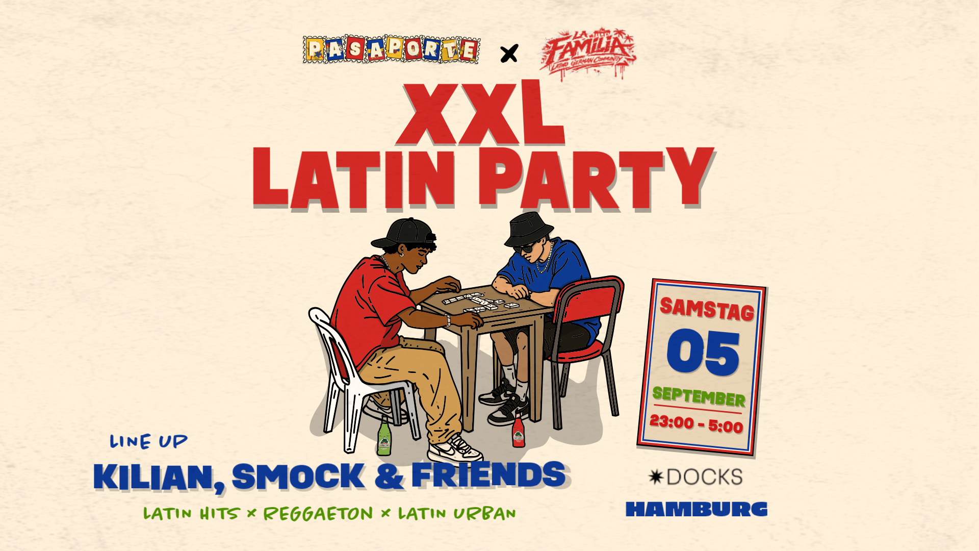 XXL LATIN PARTY 05.09 | PASAPORTE LATINO X LA FAMILIA