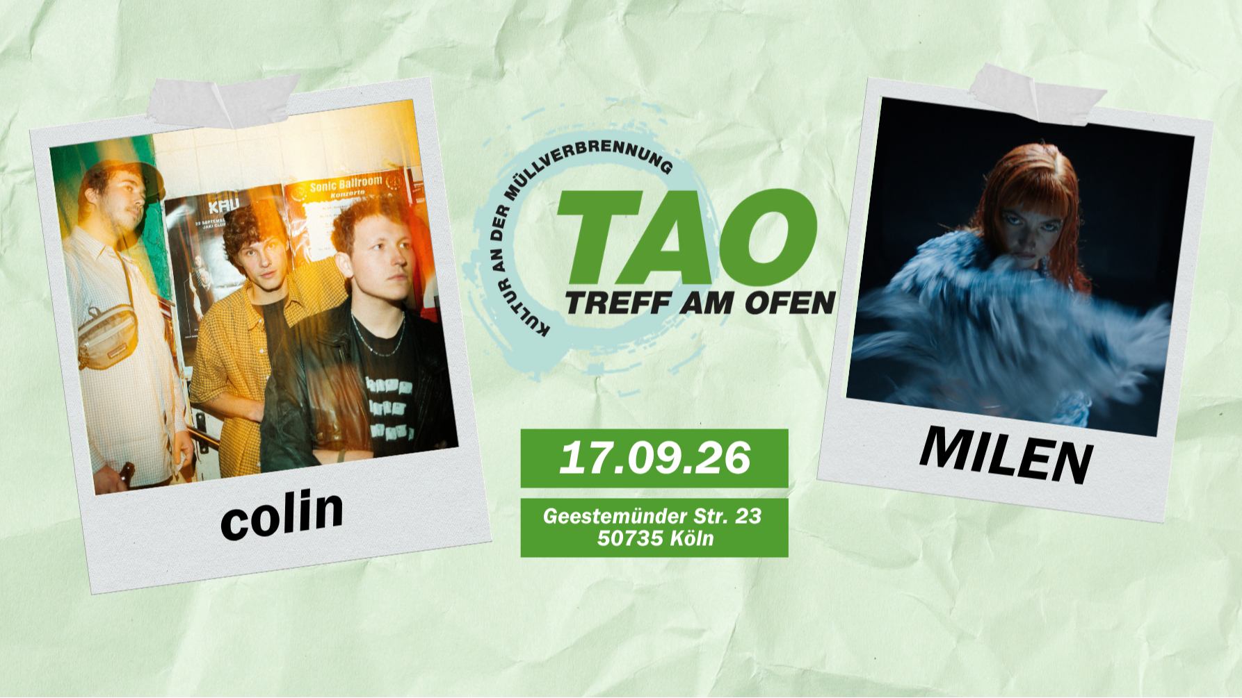 "Treff am Ofen" mit colin und MILEN