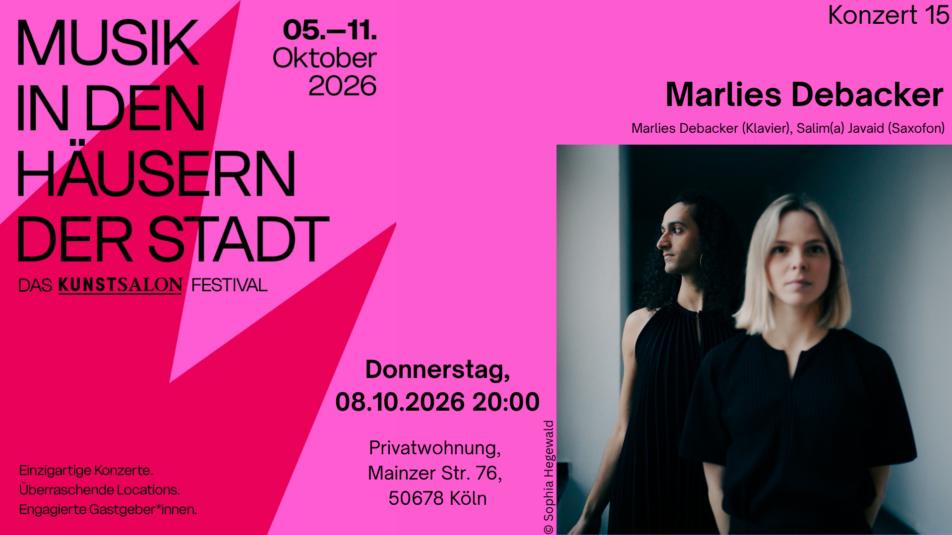 Marlies Debacker & Salim(a) Javaid Convolution