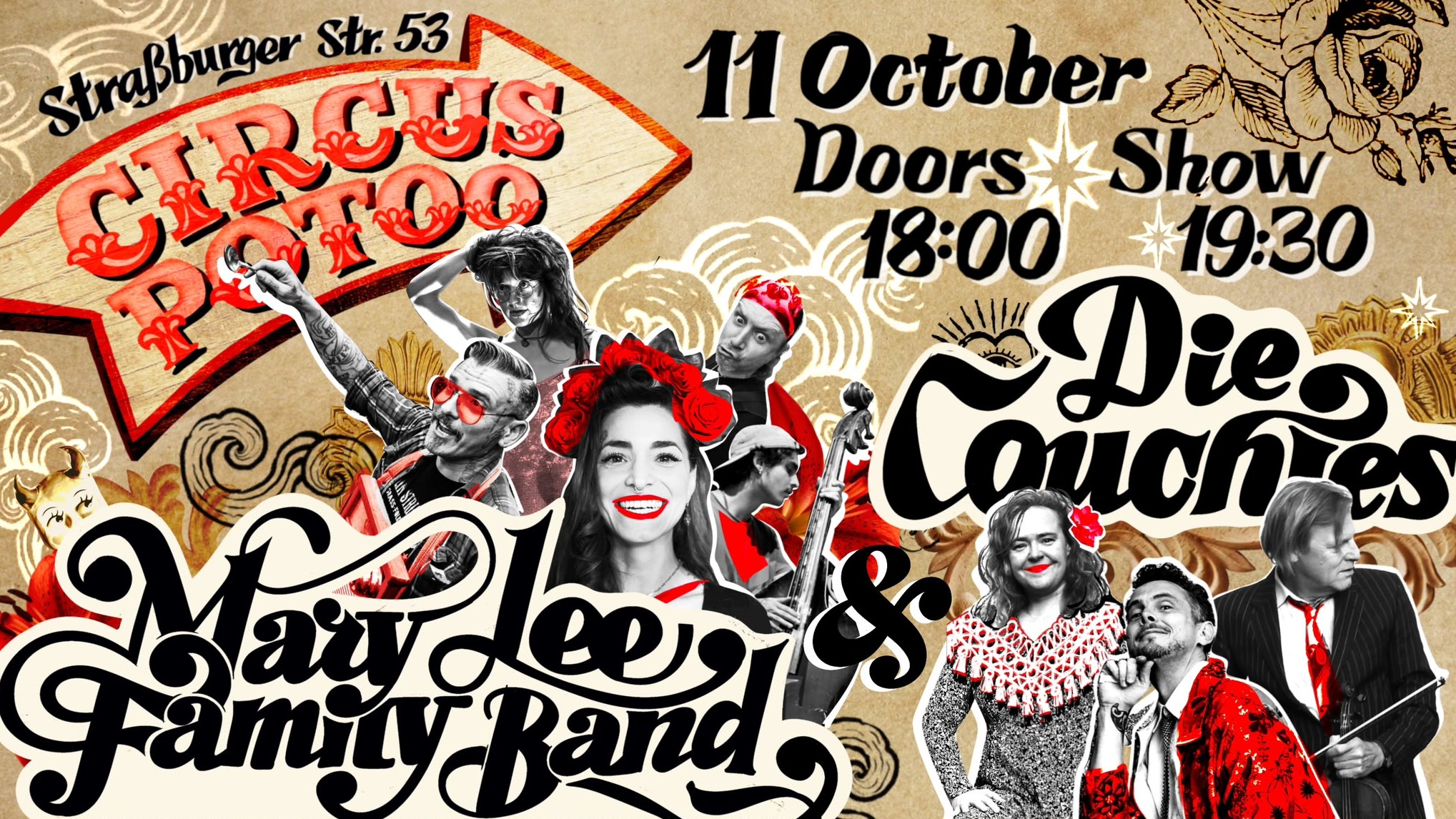 Mary Lee Family Band & Die Couchies Live at Circus Potoo