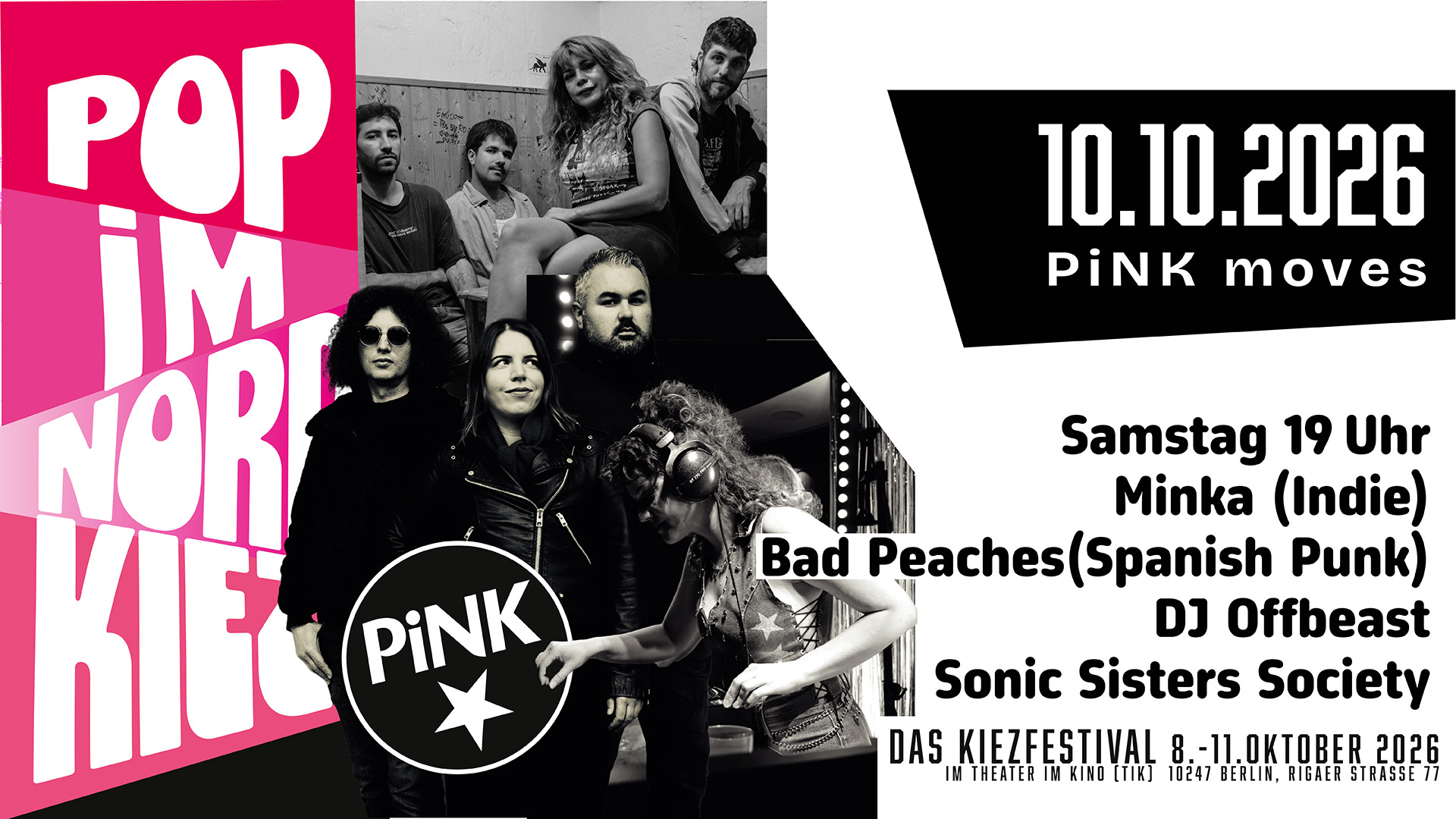 PiNK moves - Minka/Bad Peaches/Dj Offbeast/Sonic Sisters Society