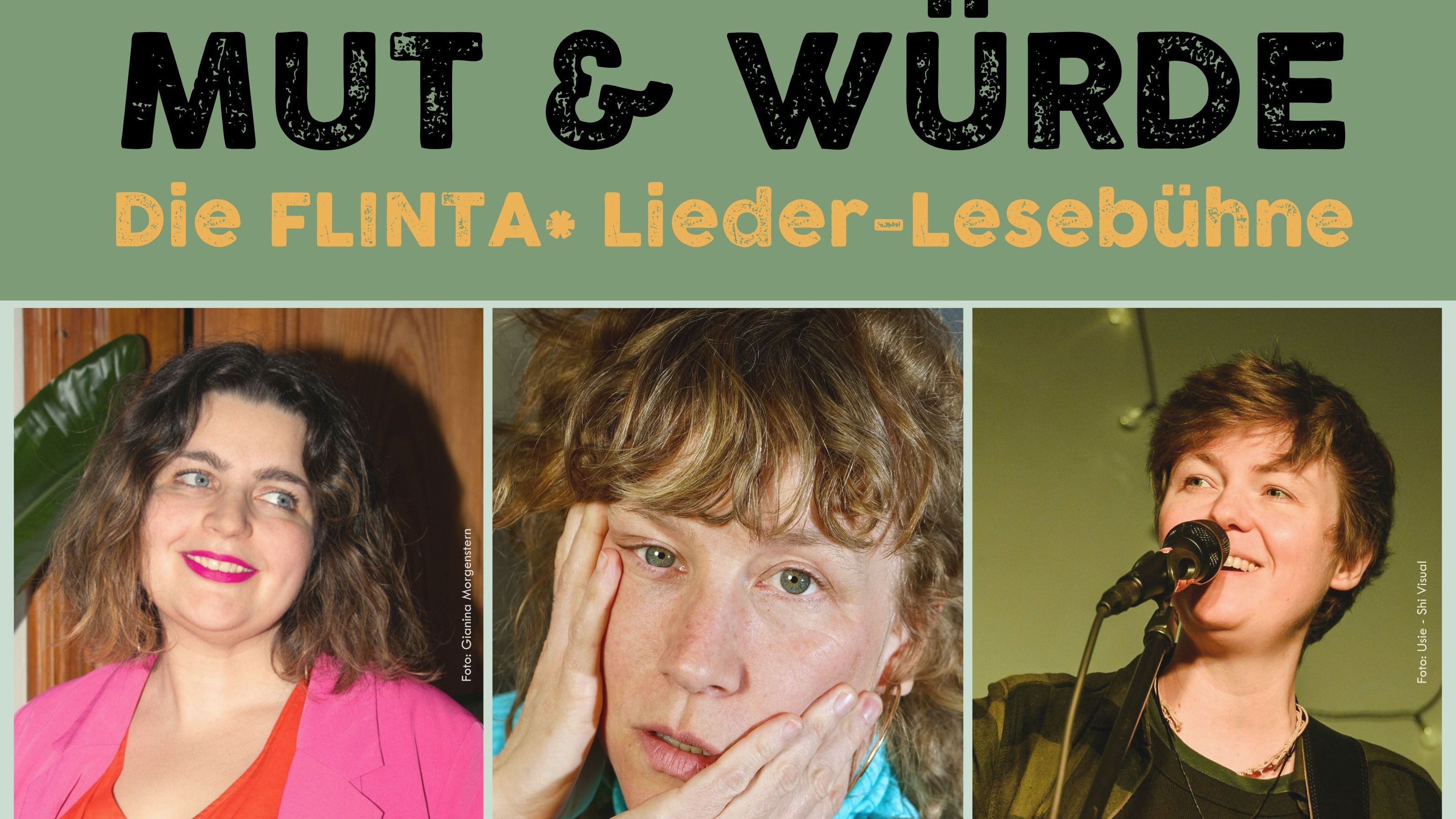 Mut & Würde - FLINTA*Lieder-Lesebühne (mit PAULA PAULA)