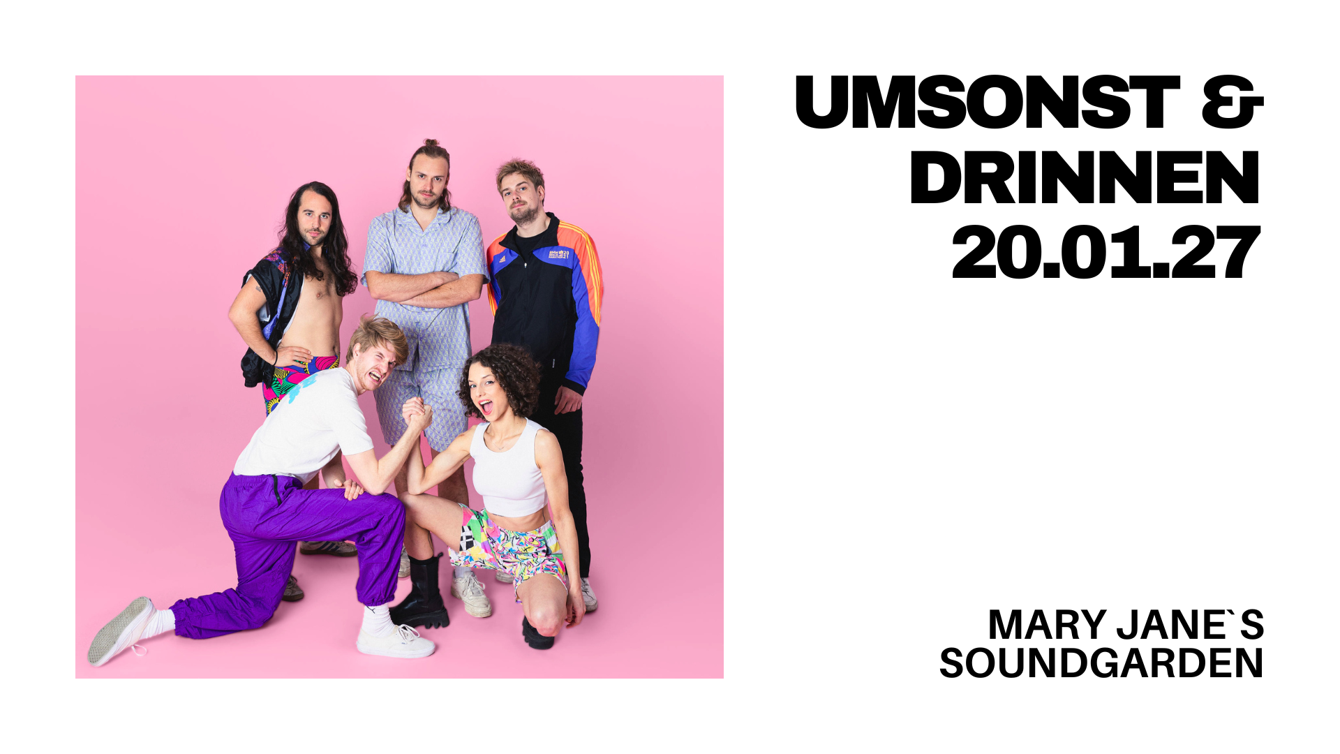 Umsonst und Drinnen mit Mary Jane´s Soundgarden