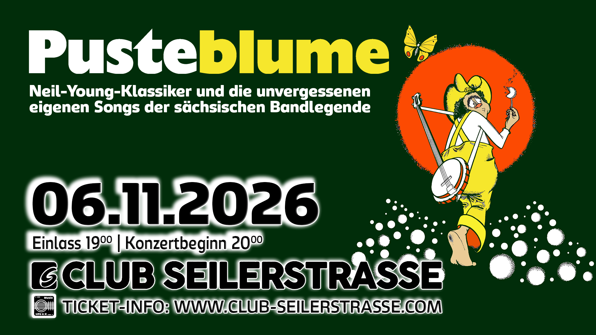 PUSTEBLUME | Sonderkonzert