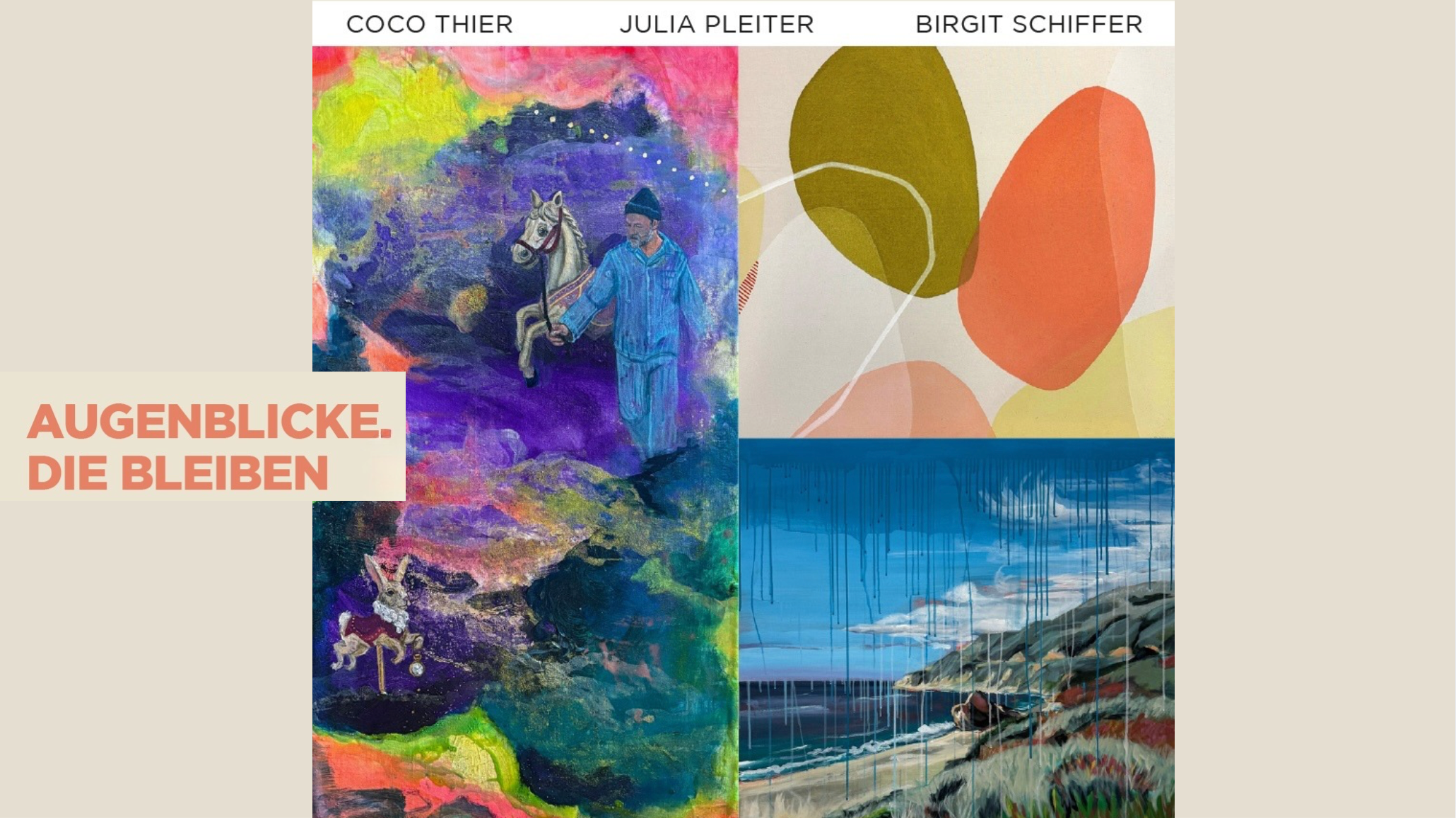 AUGENBLICKE, DIE BLEIBEN – Unsere Gruppenausstellung in der Ginster Gallery.
