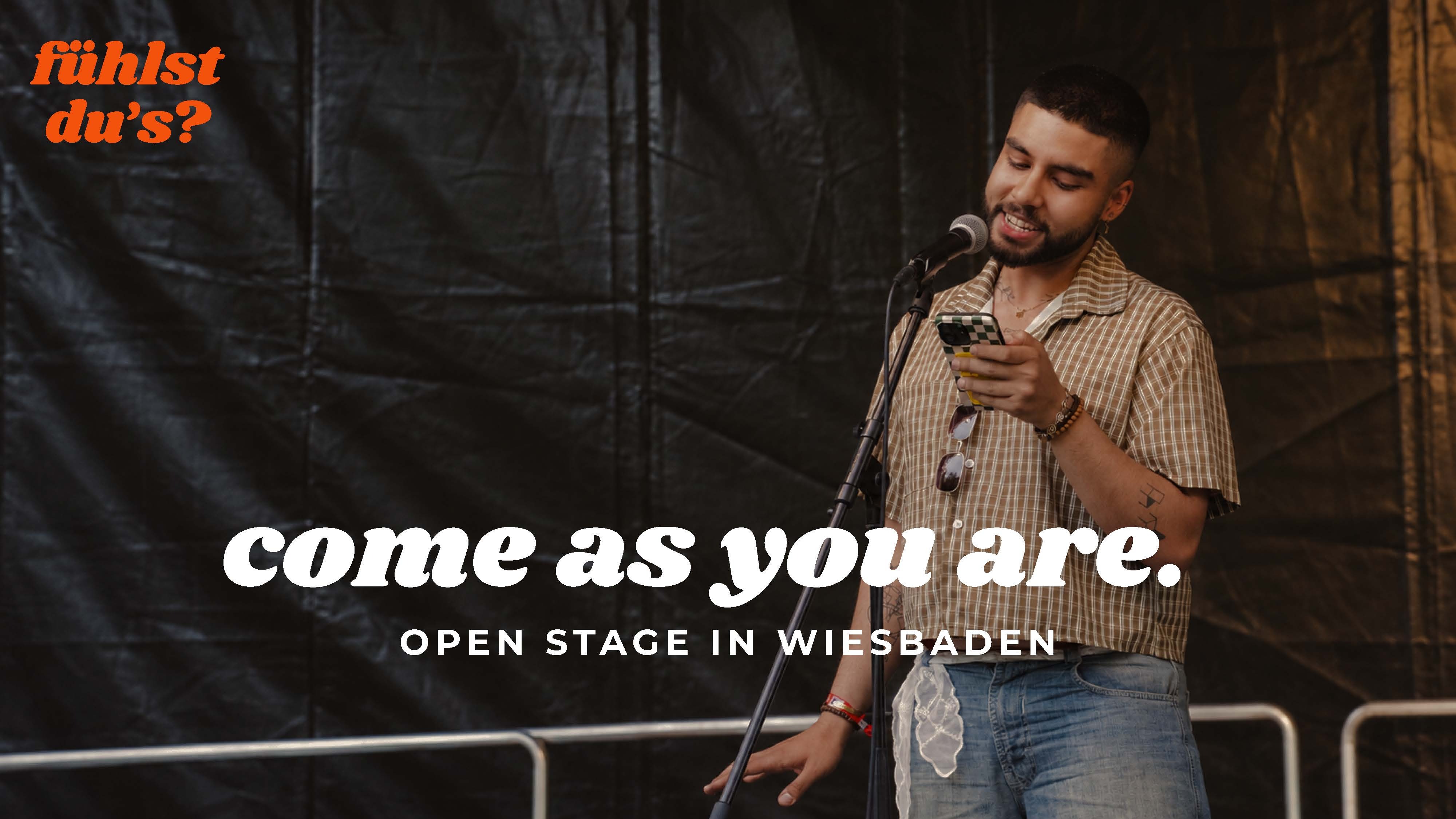 🎤 come as you are – die Open Stage von fühlst du's?