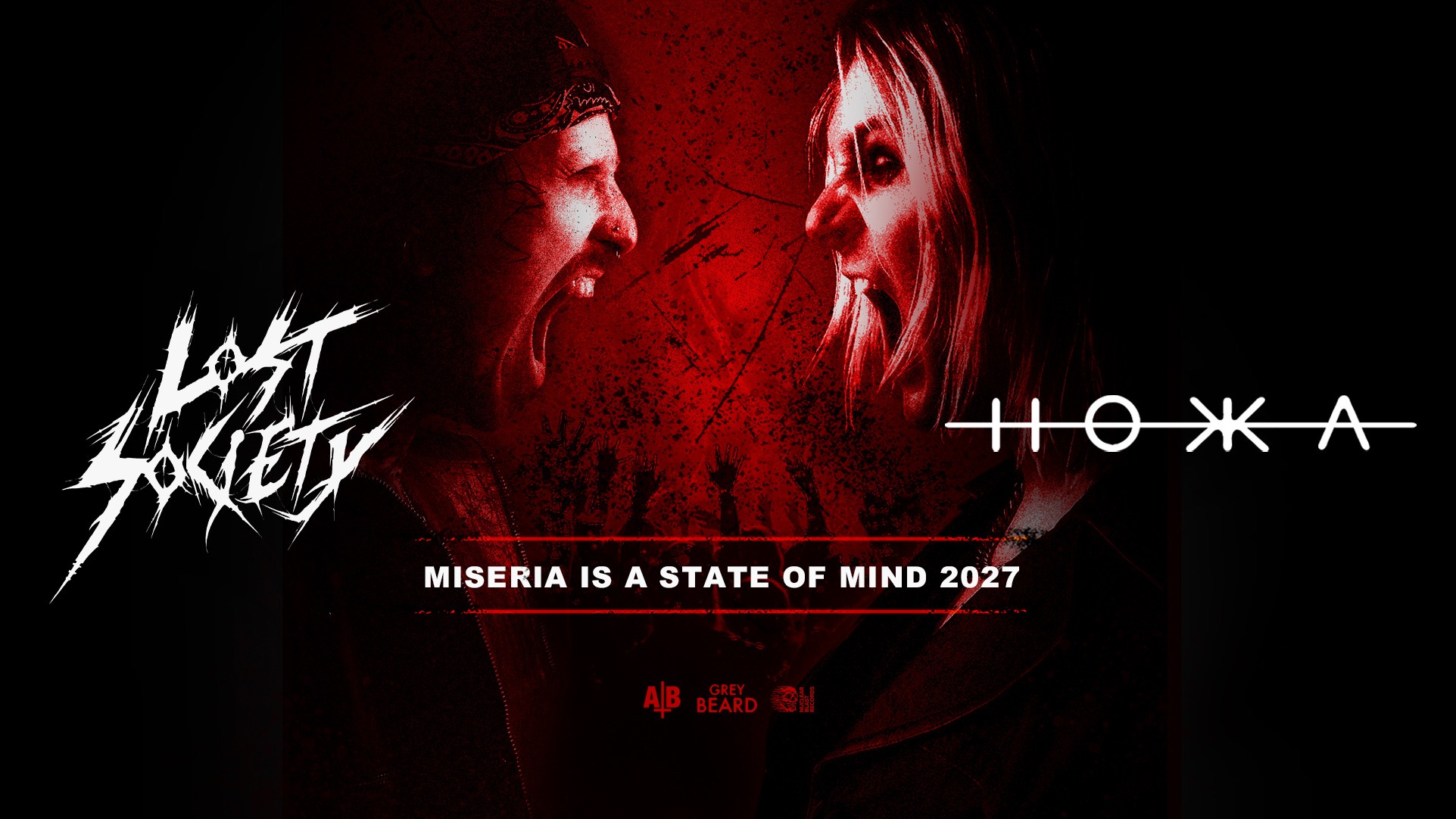 Lost Society & HOKKA - Miseria Is A State Of Mind 2027 - Nachtleben Frankfurt