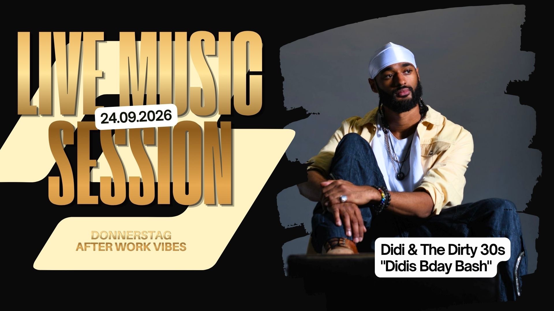 Live Music Session mit Didi & The Dirty  30s "Didis Bday Bash" ✨