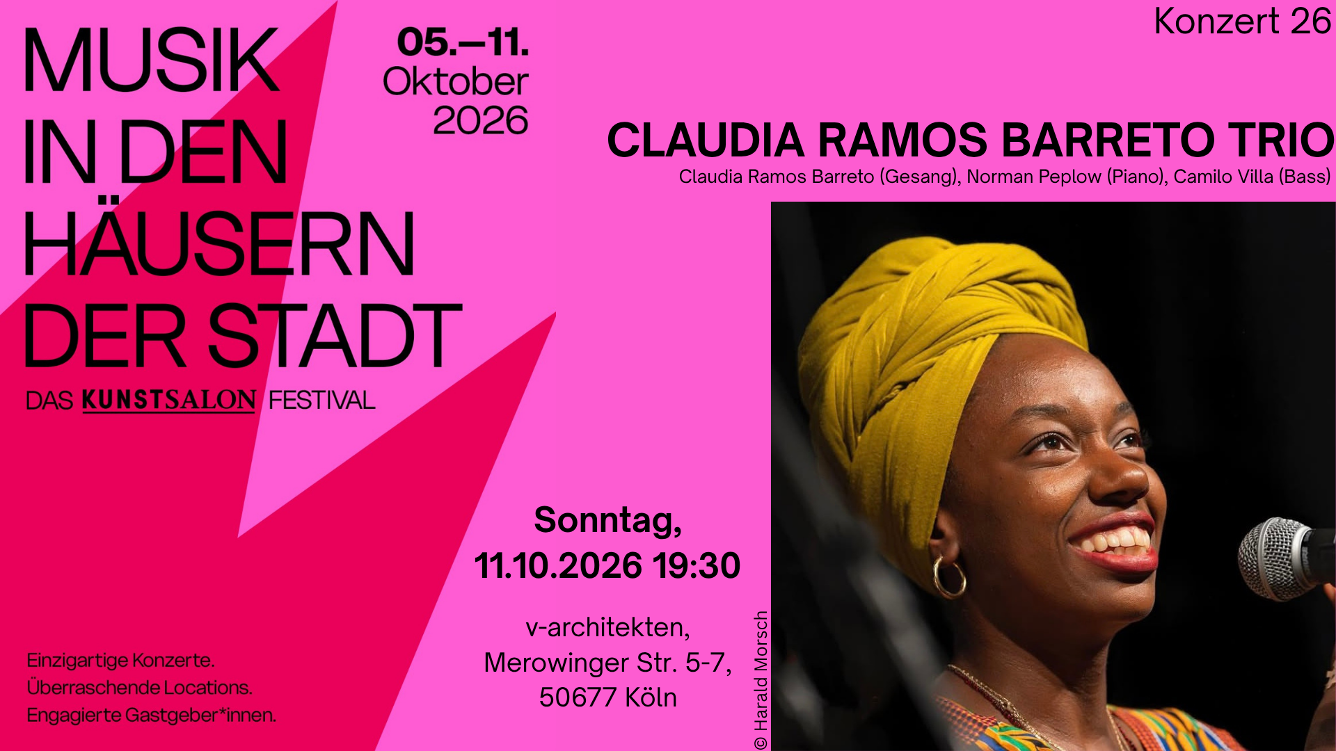 CLAUDIA RAMOS BARRETO TRIO - Tradition und Avantgarde