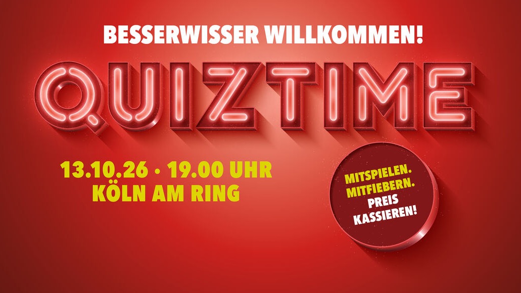 Quiz bei HANS IM GLÜCK Köln am Ring