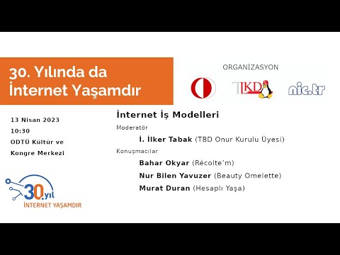 ODTU İnternetin Türkiyede 30. Yılı Panel Konuğu Récolte'm