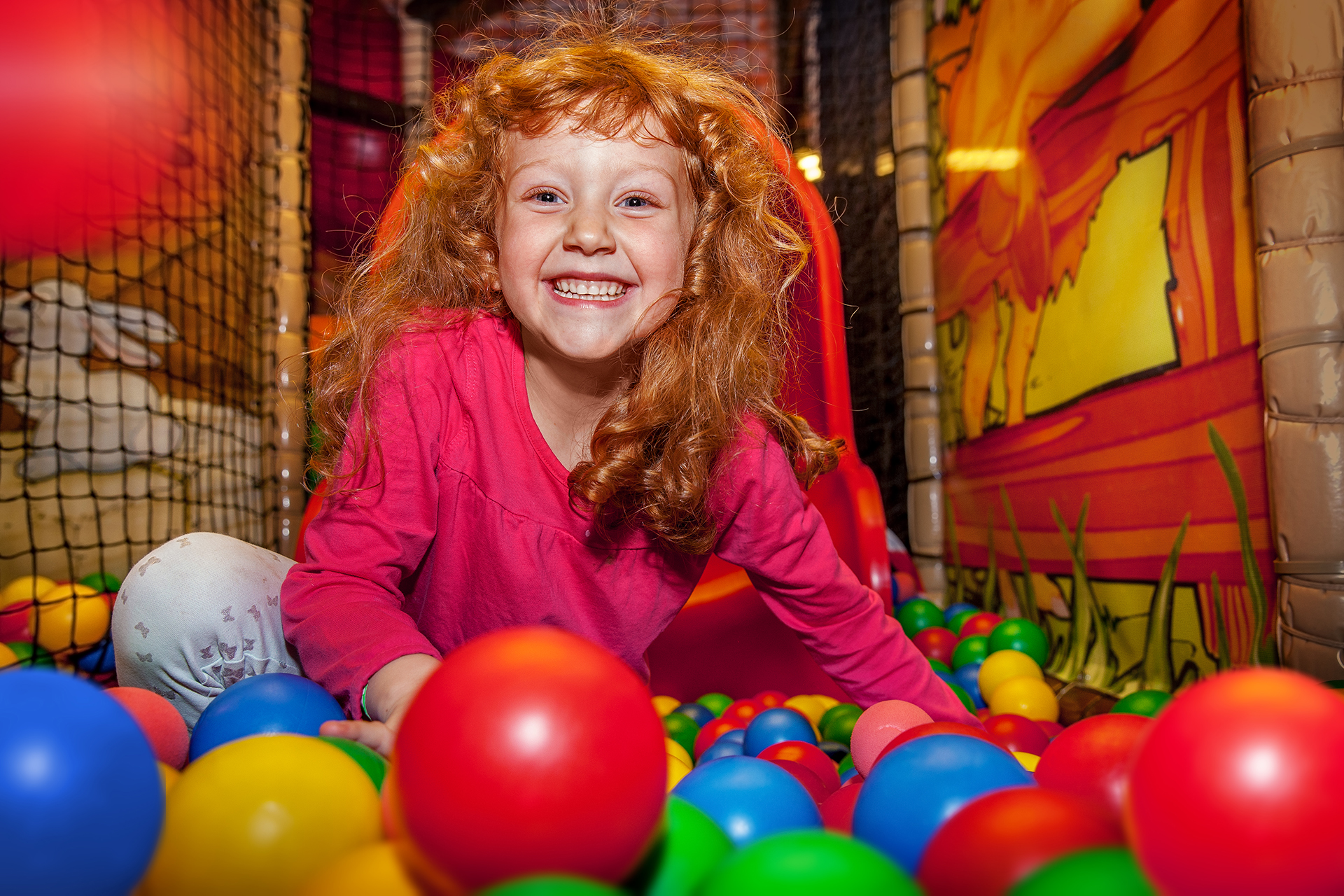 Spielende Kinder im Tobeland, Zirkow
