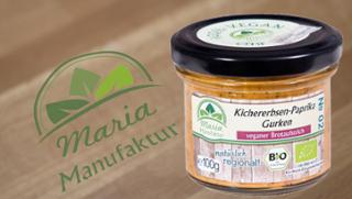 No 02: Kichererbsen, Paprika & Gurken Gurkenerzeugnis Paprikaerzeugnis Kichererbsenerzeugnis Gemüseaufstrich von Maria Manufaktur in Auerbach