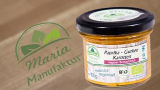 No 07: Paprika, Gurken & Karotten Gurkenerzeugnis Gemüseaufstrich Paprikaerzeugnis Karottenerzeugnis von Maria Manufaktur in Auerbach