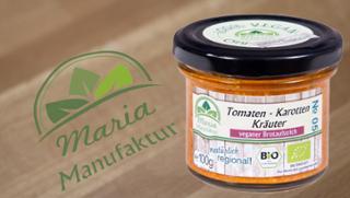 No 05: Tomaten, Karotten & Kräuter Gemüseaufstrich Karottenerzeugnis Tomatenerzeugnis von Maria Manufaktur in Auerbach