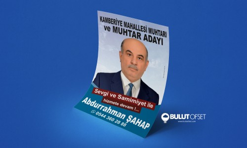 Muhtar Adayları Broşür Üretim Merkezi