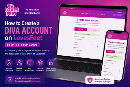 How to Create a Diva Account on LovesFeet: A Complete Step-by-Step Guide
