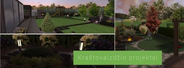 Apželdinimo ir aplinkotvarkos 3D projektų rengimas. -1