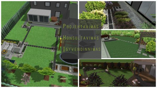 Apželdinimo ir aplinkotvarkos 3D projektų rengimas. -0