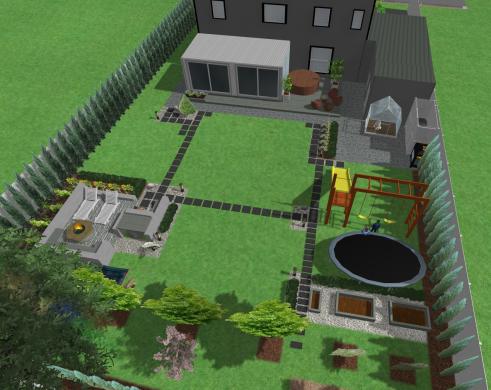 Apželdinimo ir aplinkotvarkos 3D projektų rengimas. -6