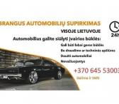 Brangiai, skubiai superkame automobilius +37064553003-0