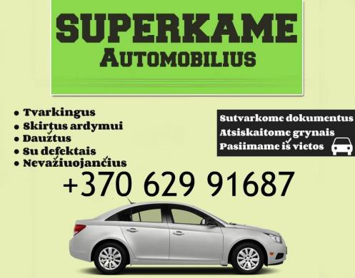 Greiciausias auto supirkimas KAUNE 863368118-0