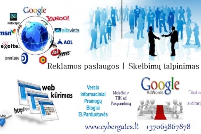 Skelbimų talpinimas, reklama internete-0