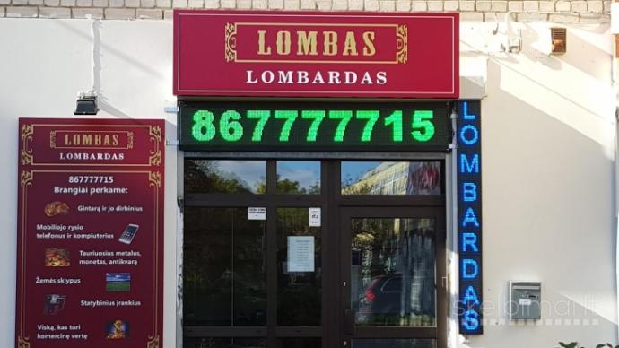 LOMBARDU TINKLAS VILNIUJE IR KAUNE,SUPERKAME VISKA KAS TURI KOMERCINE VERTE,TAISOME TELEFONUS,KOMPIUTERIUS IR KITA,VISA LT-0