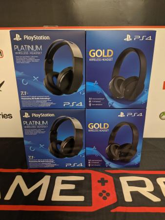 Naujos Playstation Gold / Platinum ausinės-0