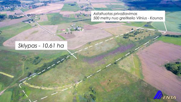 Elektrėnų sav., Kakliniškių k., Migūčionių g., žemės ūkio, sandėliavimo, komercinės paskirties sklypas-0
