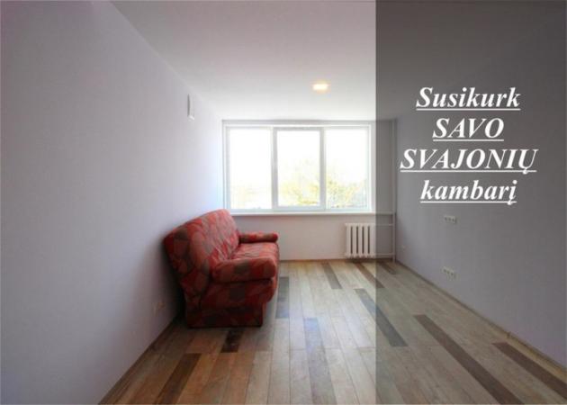 Parduodamas 1 kamabrio butas Šiauliai, M.K. Čiurlionio g.-0