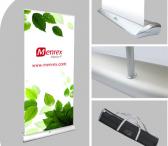 Menrex roll-up ištraukiamas reklaminis stovas 50e. Mobilus reklaminis stendas. http://www.menrex.lt/rudolf-RS-85-stovas-0
