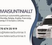 KELEIVIŲ VEŽIMAS Į Olandiją, Vokietiją, Angliją, Belgiją, Ispaniją +37067425919-0