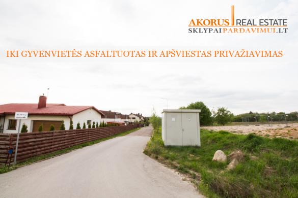 sklypaipardavimui.lt - PARDUODAMAS SKLYPAS SU ELEKTRA IR DUJOMIS NAUJŲ NAMŲ GYVENVIETĖJE-0