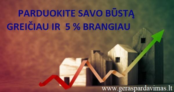 PARDUOKITE SAVO BŪSTĄ GREIČIAU IR 5 % BRANGIAU-0