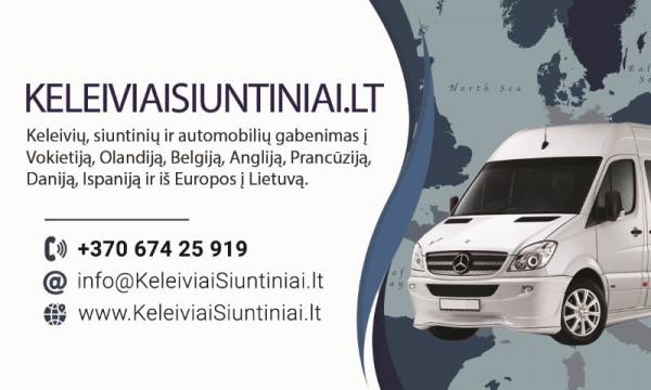 KELEIVIŲ VEŽIMAS Į Olandiją, Vokietiją, Angliją, Belgiją, Ispaniją +37067425919-0
