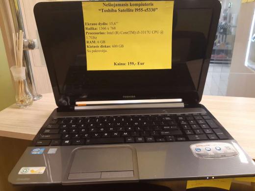 Nešiojamasis kompiuteris “Toshiba Satellite l955-s5330”-0