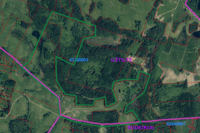 Parduodamas rekreacinis 51,7378 ha sklypas Zarasų r.-0