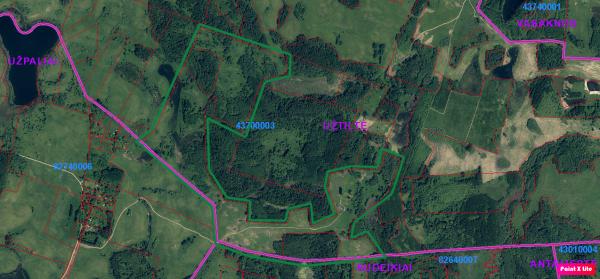 Parduodamas rekreacinis 51,7378 ha sklypas Zarasų r.-0