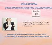 Streso, emocijų ir konfliktinių situacijų valdymas ONLINE-0